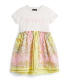 Versace Kids Cotton Barocco T-Shirt Dress 12 Months - 5 Years (British brand)