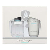 Lamborghini Essenza 2 piece gift set EDT 40ml aftershave balm 100ml (British brand)
