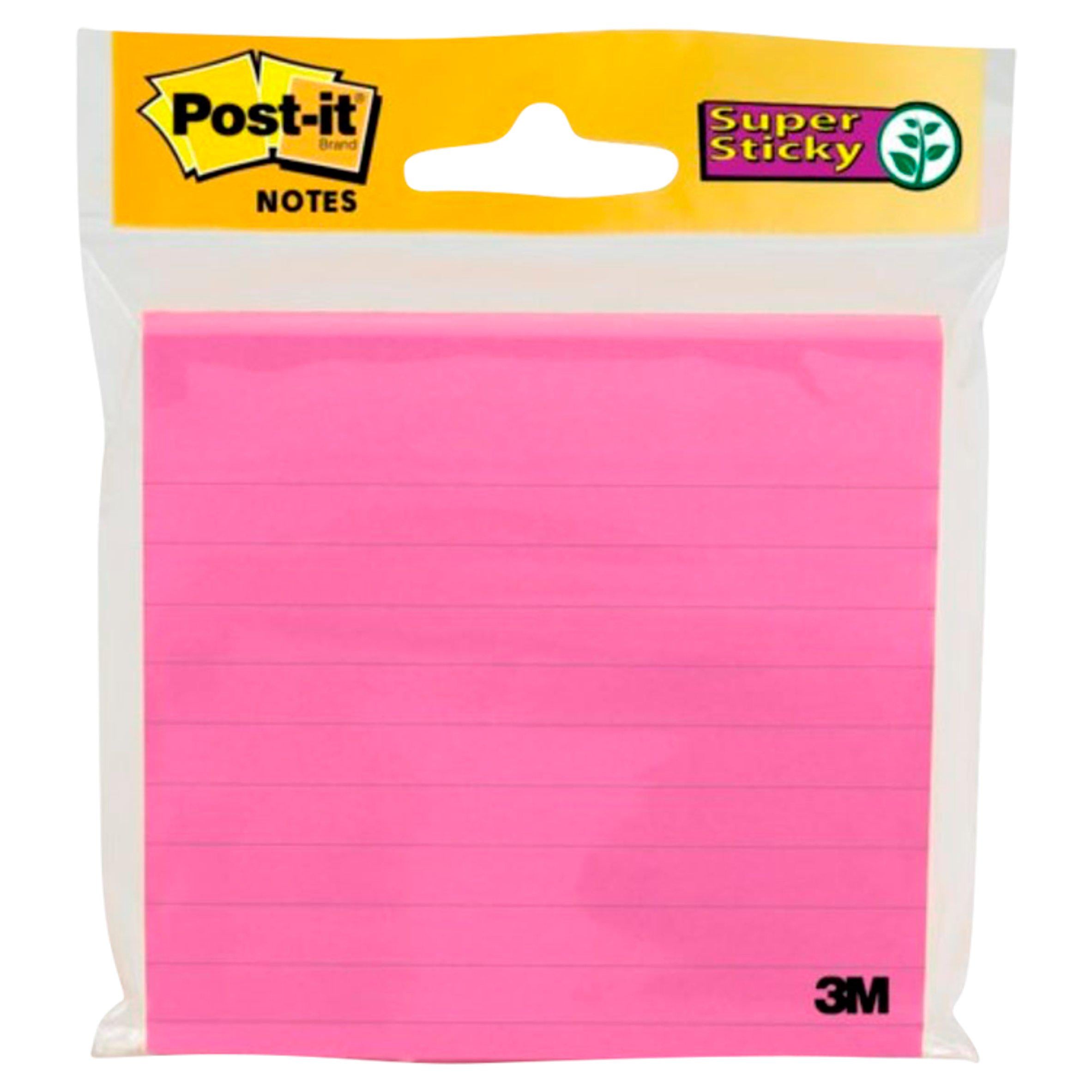 Post-it® Notes Super Sticky Lined Pads GOODS Sainsburys   