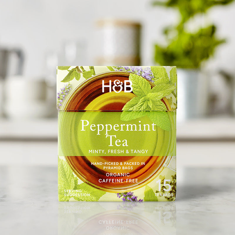Holland & Barrett peppermint tea 15 bags, UK version