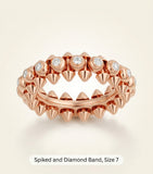 Cartier Clash de Cartier ring rose gold diamond, imported from the UK