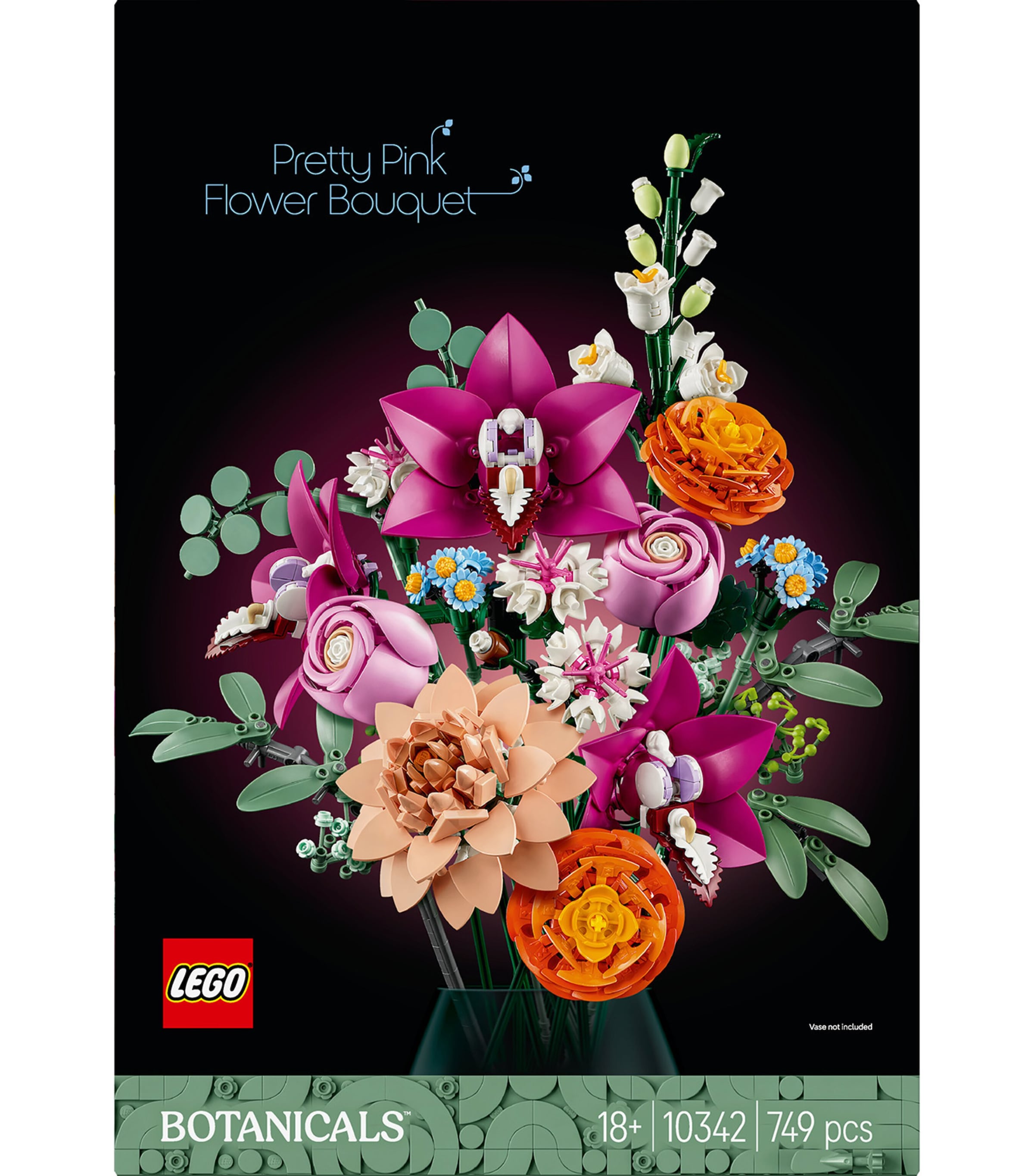 Lego Pretty Pink Flower Bouquet building set, UK version