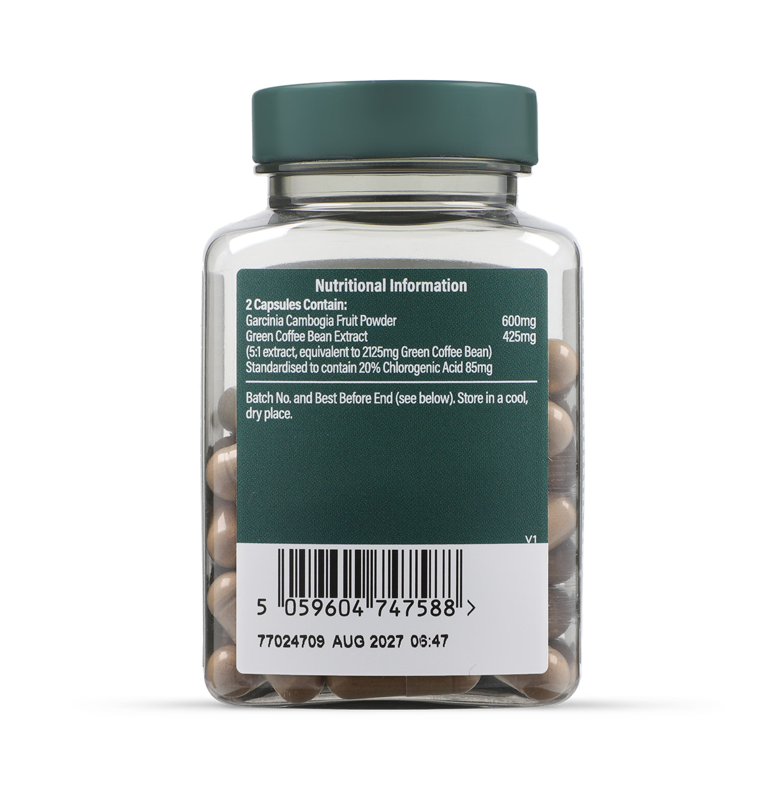 Holland & Barrett Garcinia & Green Coffee Bean Capsules, UK version