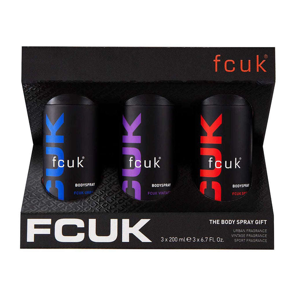 FCUK Bodyspray Trio Gift Set