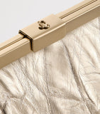 Jimmy Choo metallic leather Ganache clutch bag, UK version