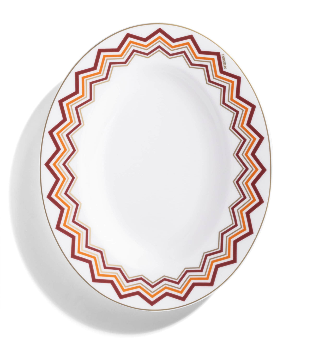 Missoni Home porcelain pickle dish 23cm, imported from the UK