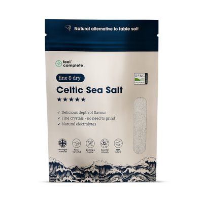 Holland & Barrett Feel Complete Celtic Sea Salt Fine & Dry 800g- Buy online at McGrocer