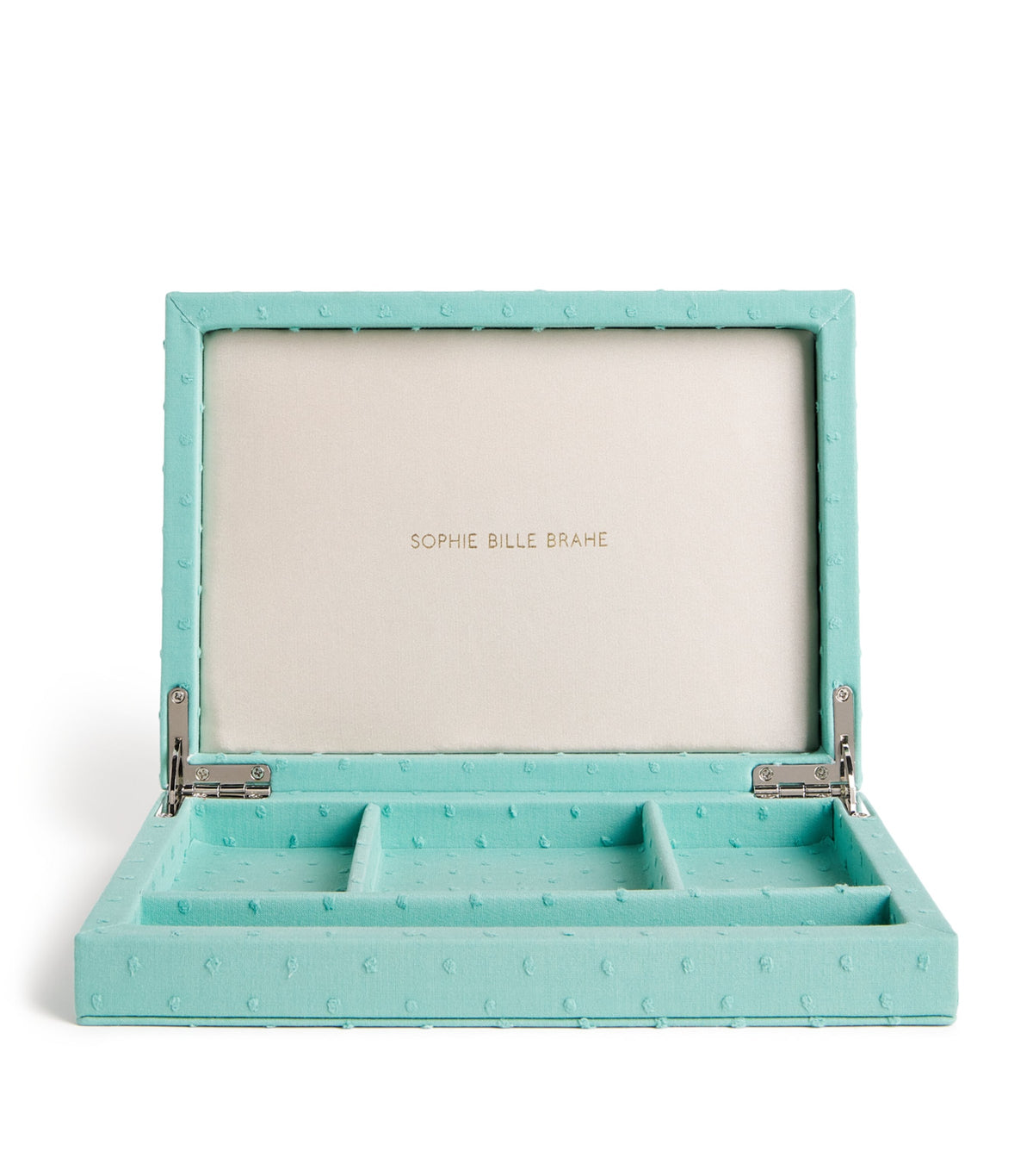 Sophie Bille Brahe organic cotton jewellery box with magnetic fastening, approx. 4.5cm x 21cm x 15cm (British brand)