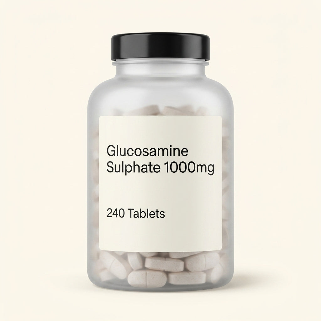 Holland & Barrett glucosamine sulphate 1000mg 240 tablets (British brand)