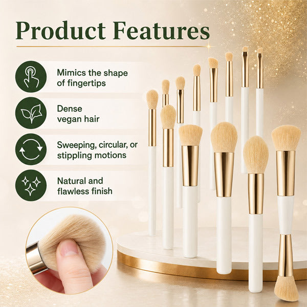 Livingandhome 13 piece makeup brush set (British brand)