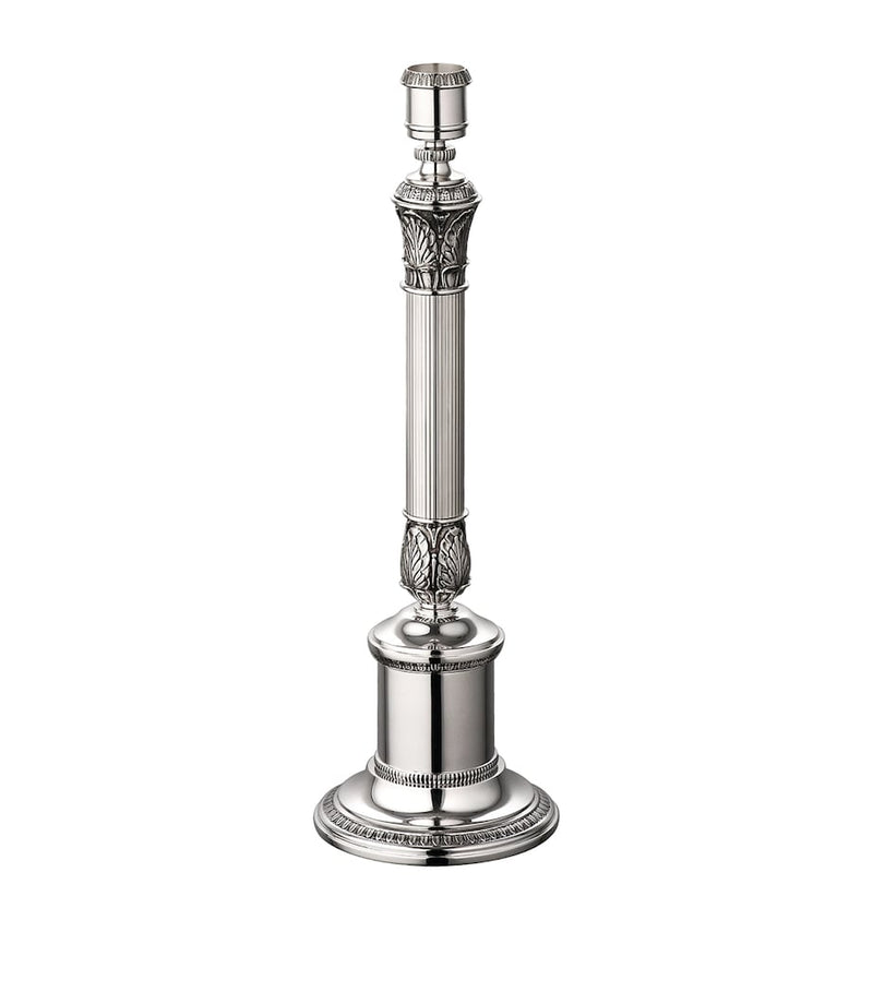 Christofle Malmaison silver-plated candlestick, UK version