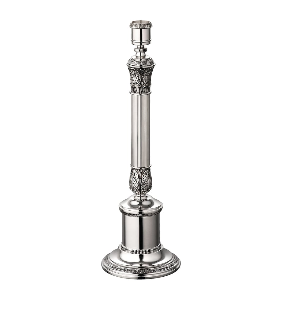 Christofle Malmaison silver-plated candlestick, UK version