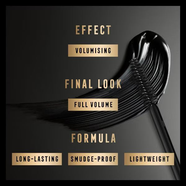 Max Factor 2000 Calorie Mascara Black makeup tube (British brand)