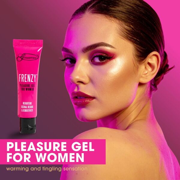 Sensuous Frenzy Warming Pleasure Gel for Women 7ml, imported from the UK