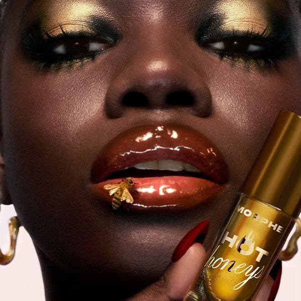 Morphe Plumping Lip Oil Queen Bee, imported from the UK
