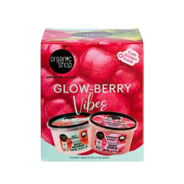 Organic Shop Glow-Berry beauty gift set 250ml, UK version