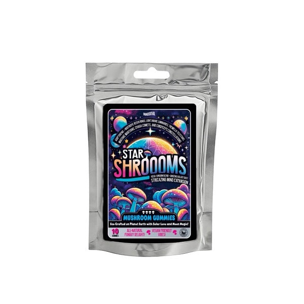 Innooova StarShroooms gummies 10 count, imported from the UK