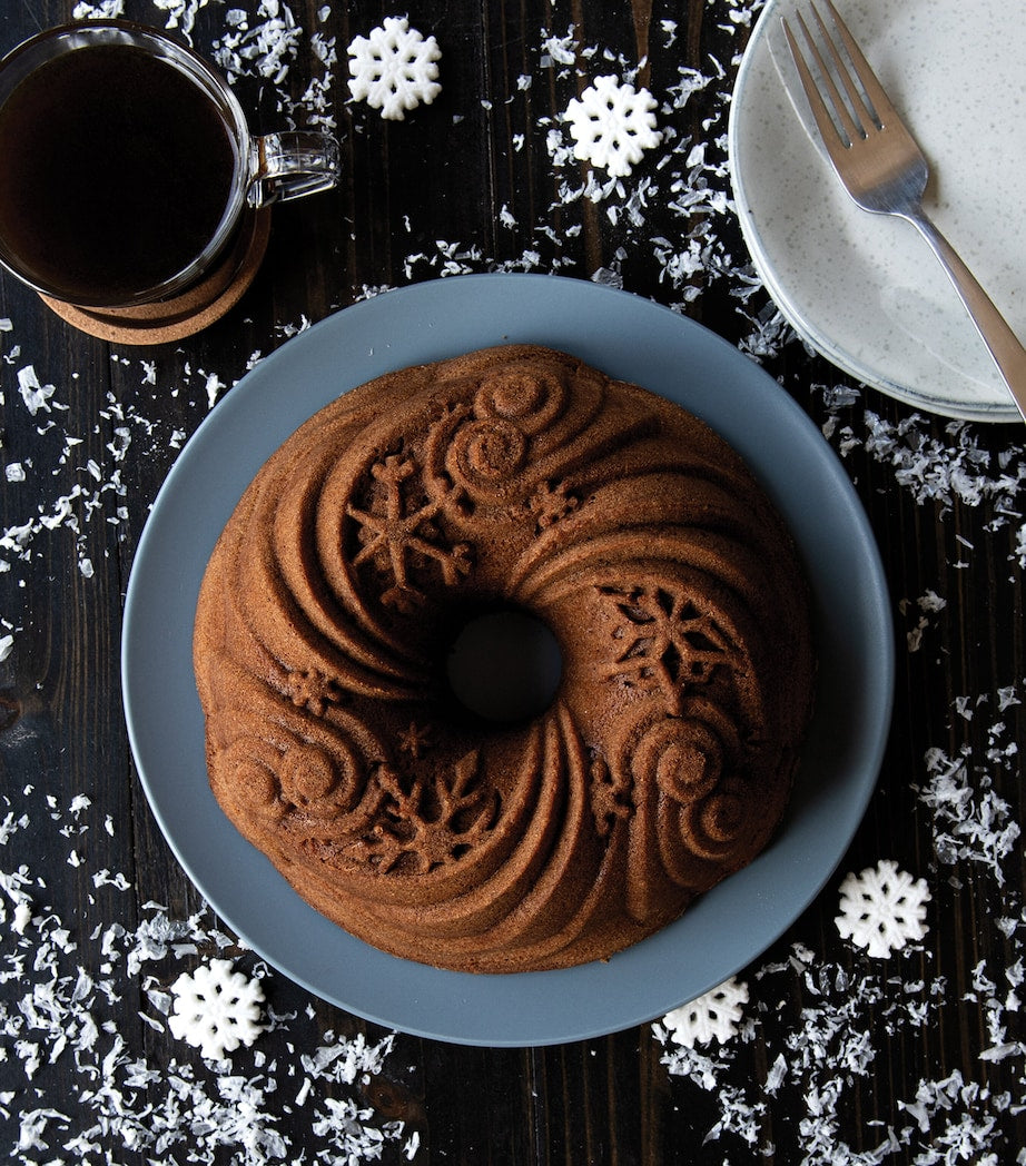 Nordic Ware Let It Snow Non-Stick Bundt Pan imported from the UK