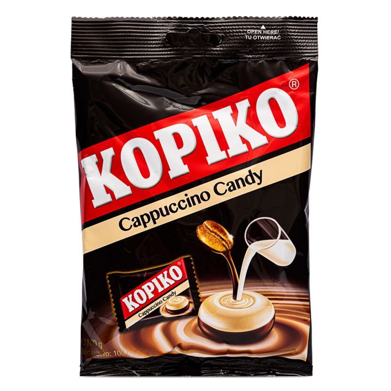 Kopiko cappuccino flavour coffee candy (British brand)