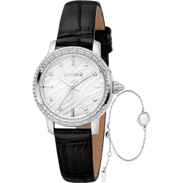 Just Cavalli ladies Euforia Snake watch and bracelet gift set - British product