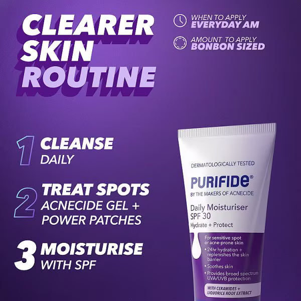 Acnecide Purifide moisturiser SPF30 50ml - British product