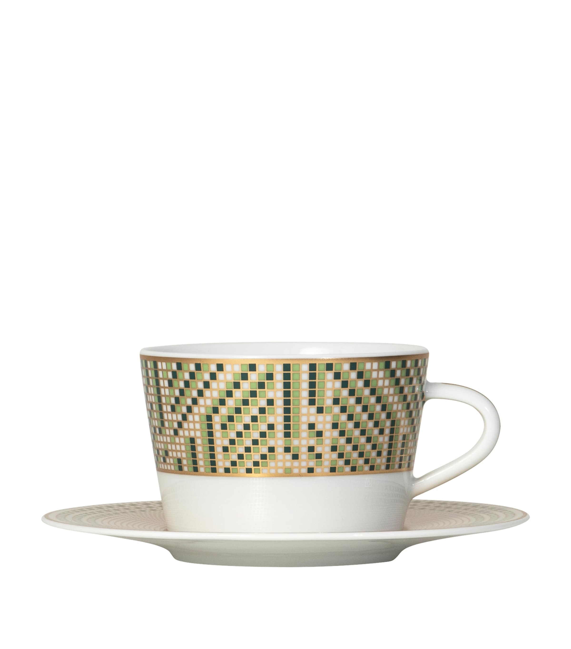 Bernardaud porcelain teacup and saucer - British product