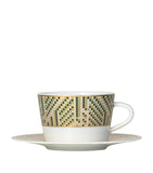 Bernardaud porcelain teacup and saucer - British product