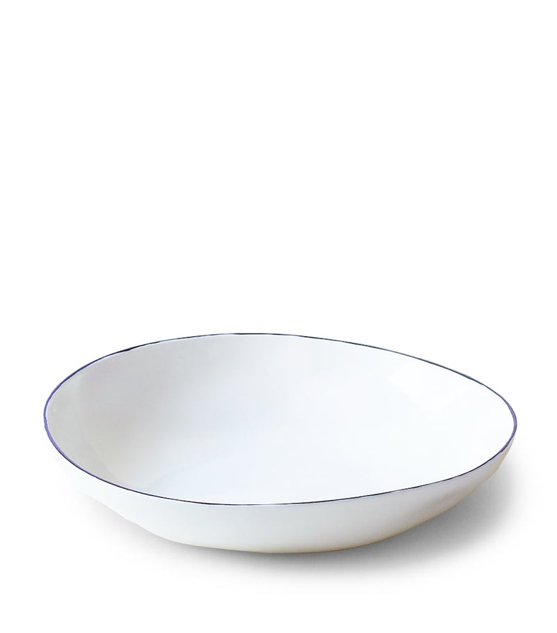 FELDSPAR set of 4 cobalt pasta bowls 22cm - British product