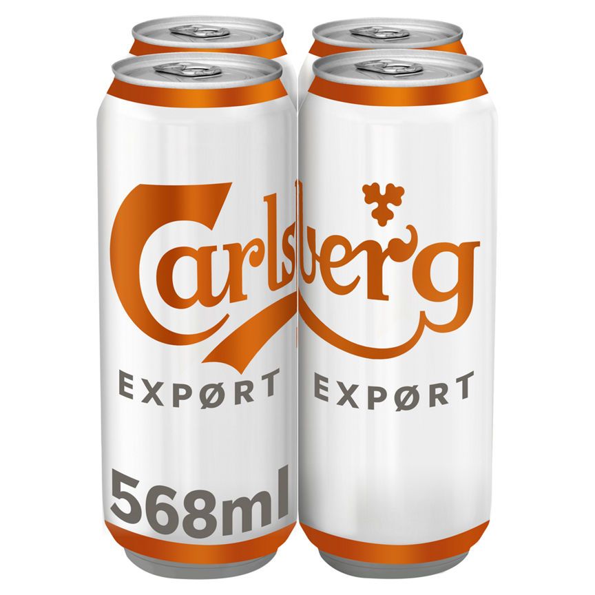 Carlsberg Export Lager Beer 4 Pack GOODS ASDA   