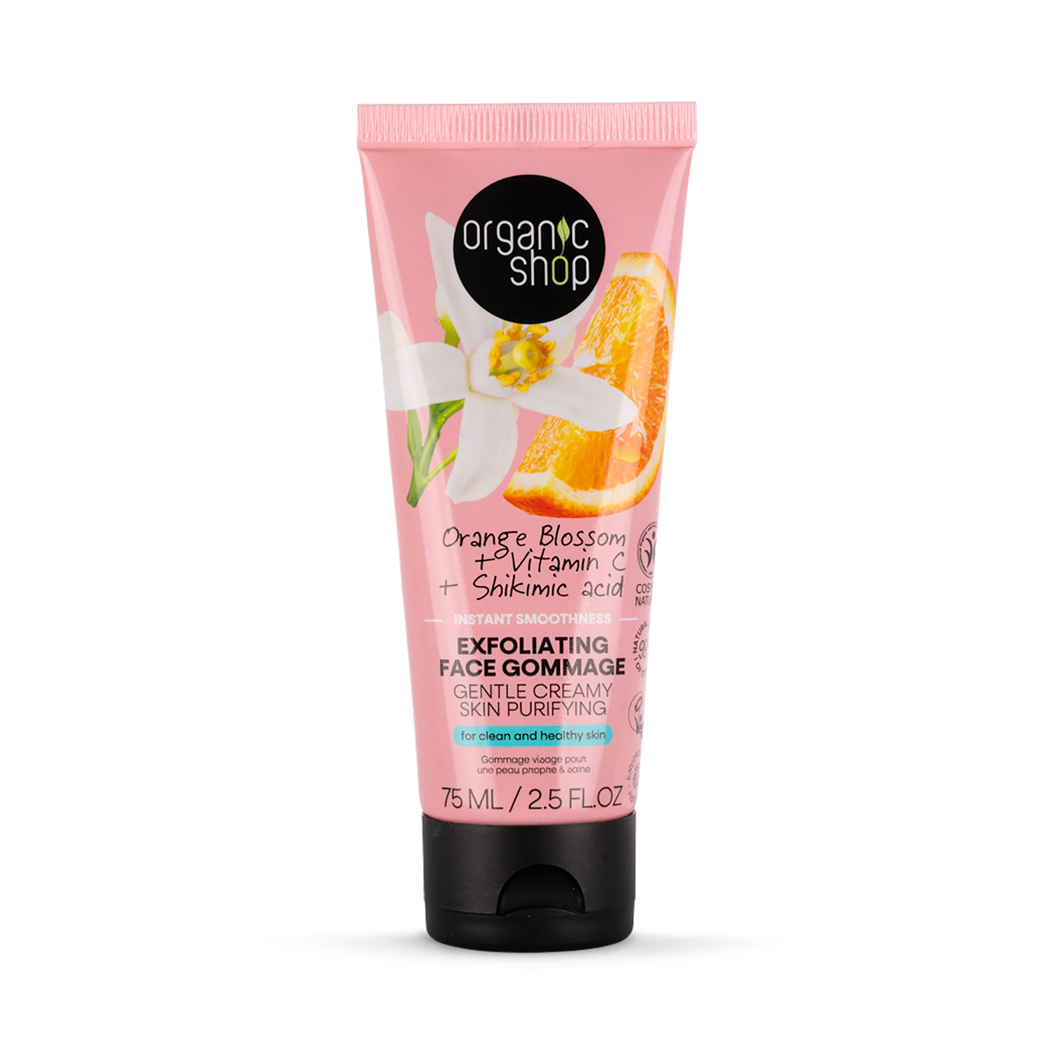 Organic Shop Orange Blossom Face Gommage 75ml (British brand)
