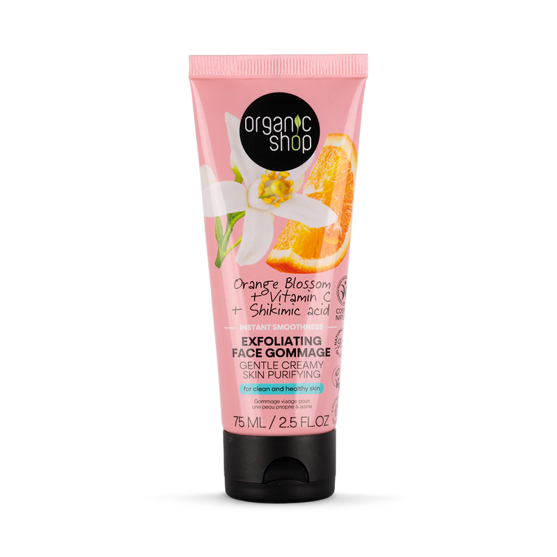 Organic Shop Orange Blossom Face Gommage 75ml (British brand)