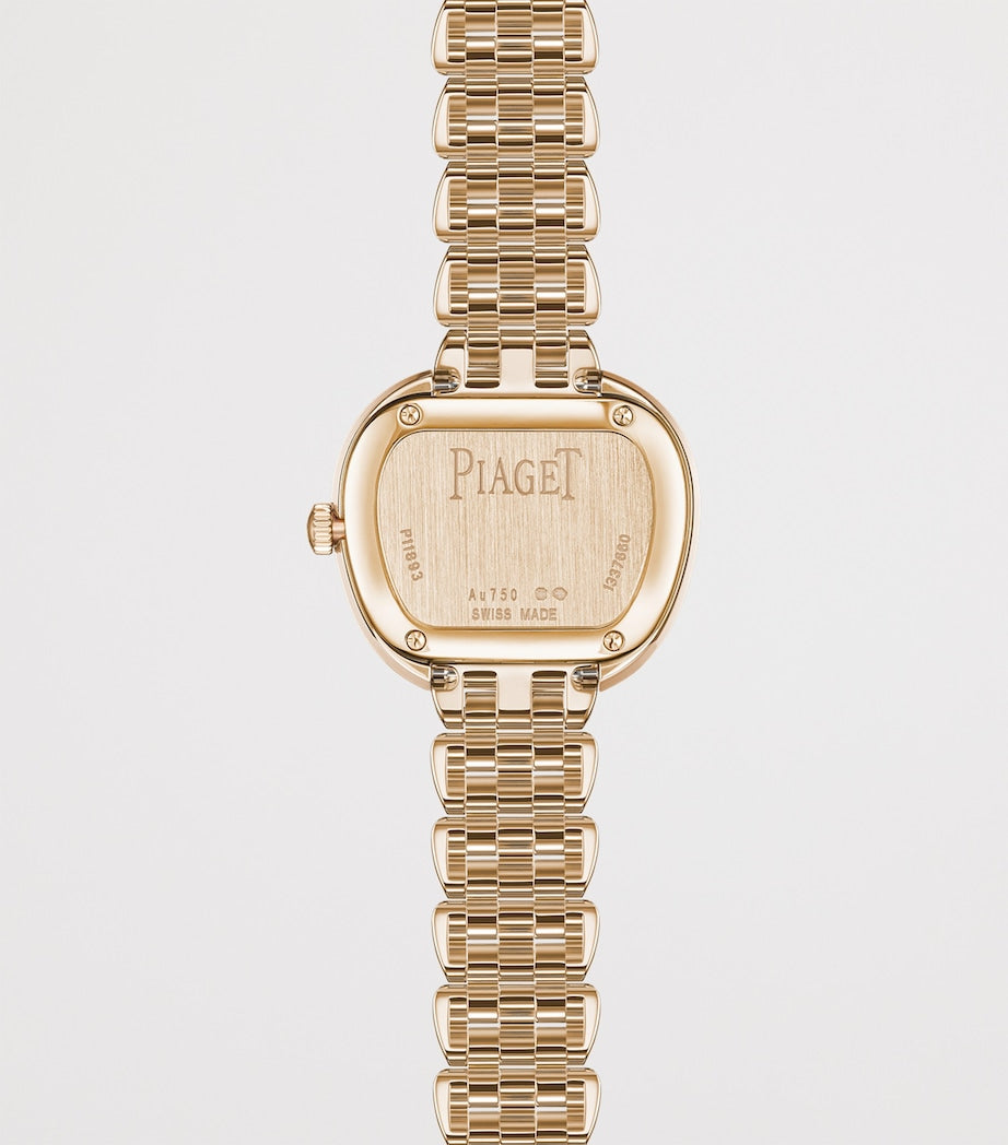 Piaget rose gold diamond watch 29mm (British brand)
