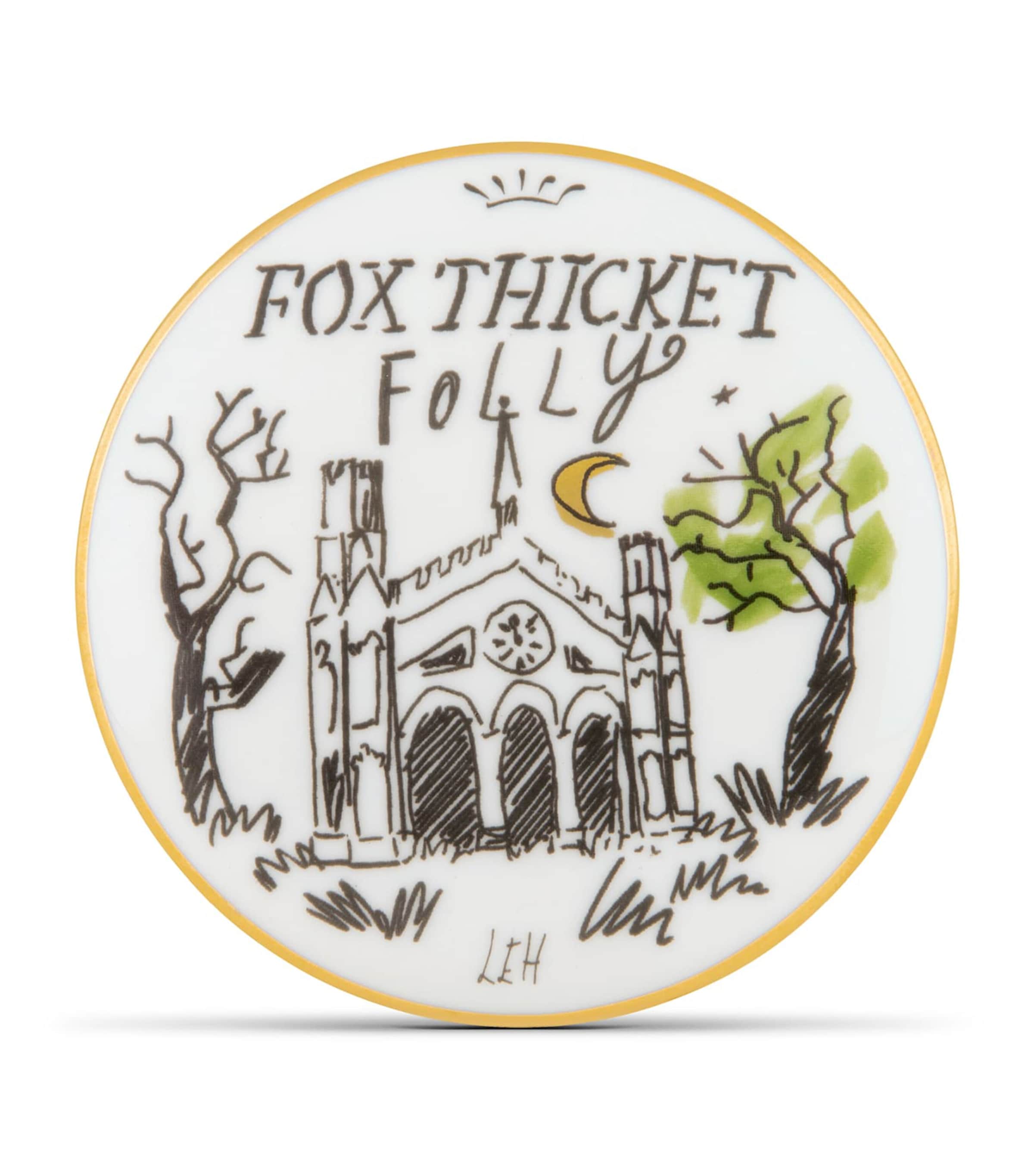 GINORI 1735 Fox Thicket Folly jewellery box, UK version