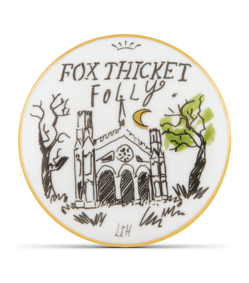 GINORI 1735 Fox Thicket Folly jewellery box, UK version