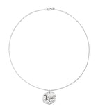 Monica Vinader Capricorn zodiac necklace sterling silver, imported from the UK