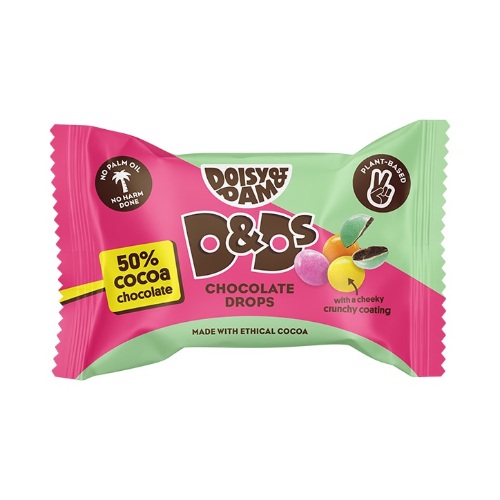 Doisy & Dam D&Ds Vegan Dark Chocolate Drops 80g GOODS Holland&Barrett   