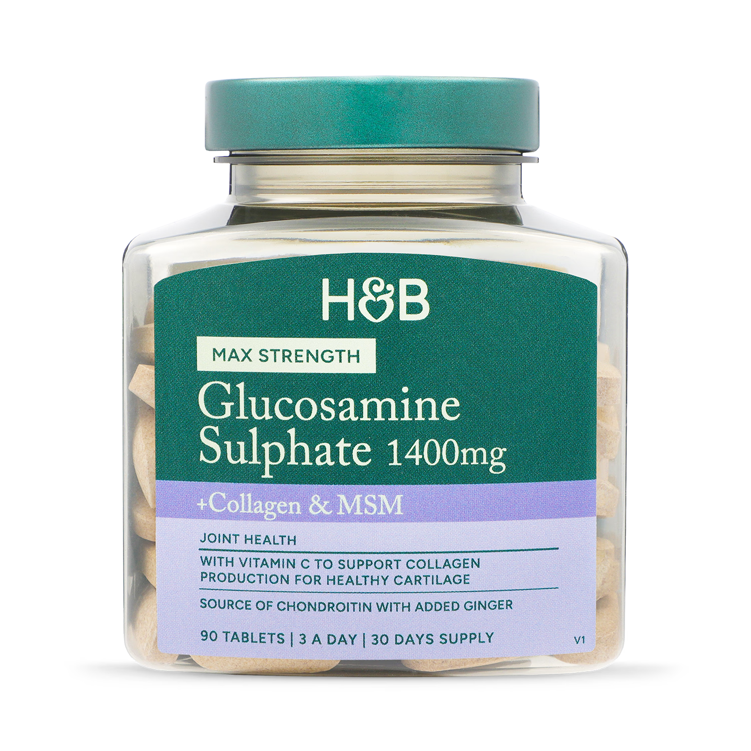 Holland & Barrett Glucosamine & Chondroitin 90 Tablets, UK version