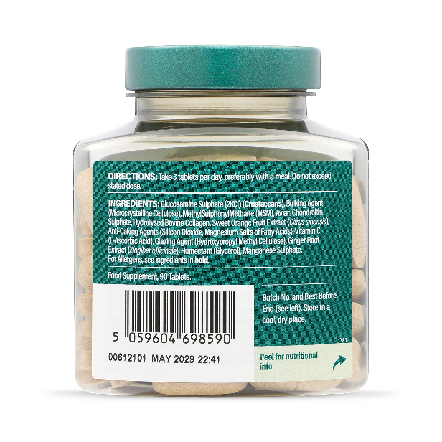 Holland & Barrett Glucosamine & Chondroitin 90 Tablets, UK version