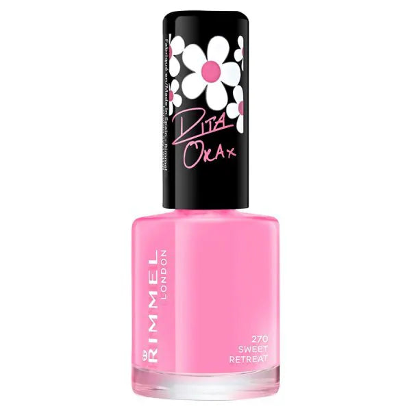 Esmalte de uñas Rimmel Sweet Retreat, importado del Reino Unido.