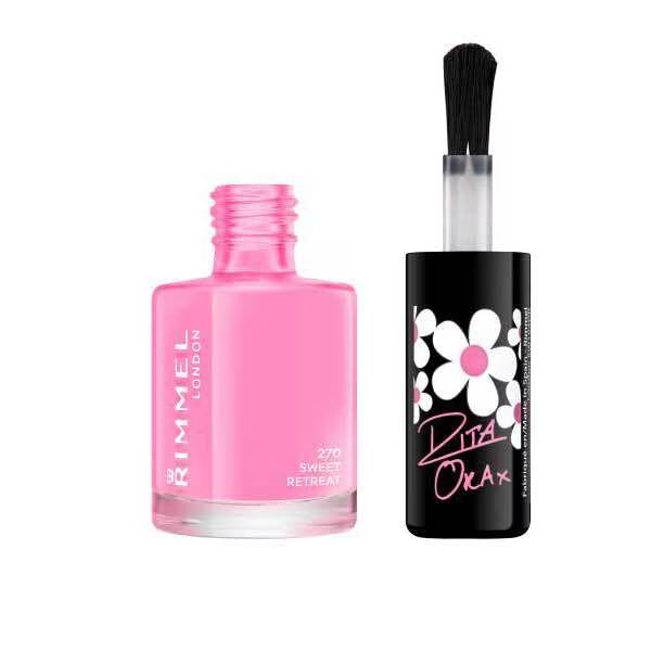 Esmalte de uñas Rimmel Sweet Retreat, importado del Reino Unido.
