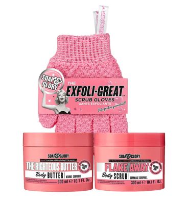 Soap & Glory Exfoliating Tan Prep Essentials Bundle