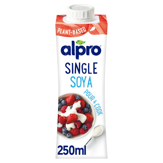 Alpro Soya Chilled Alternative to Single Cream 250ml GOODS Sainsburys   