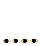 TOM FORD yellow gold and onyx cufflinks - British product