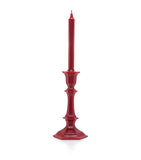 Baccarat unscented sculptural wax candlestick candle 20cm tall - British product