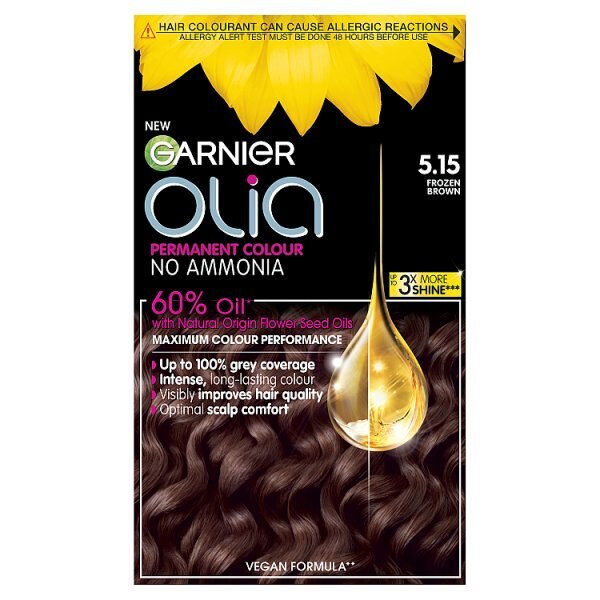 Garnier Olia 5.15 Frosted Chocolate Brown Permanent Hair Dye GOODS Superdrug   