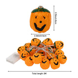 Livingandhome pumpkin LED string lights 3m, UK version