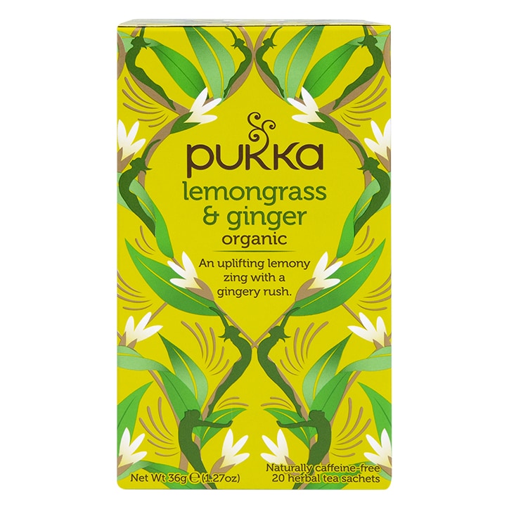 Pukka Lemongrass & Ginger Tea 20 Tea Bags