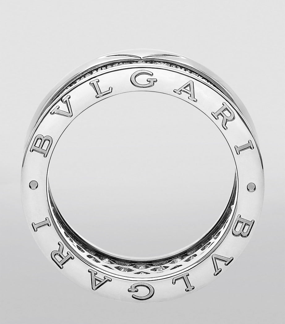 Bvlgari B.zero1 diamond ring 18kt white gold (British brand)