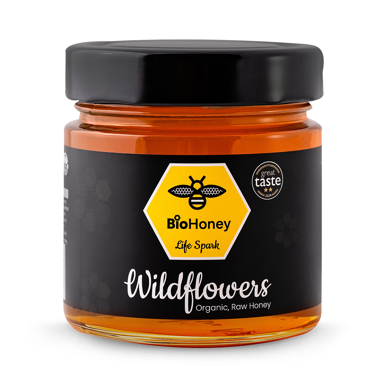 BioHoney organic raw honey wildflowers 300g, UK version
