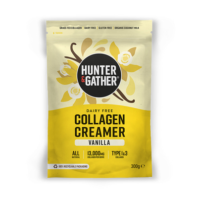 Holland & Barrett Hunter & Gather Vanilla Collagen Creamer 300G- Buy online at McGrocer